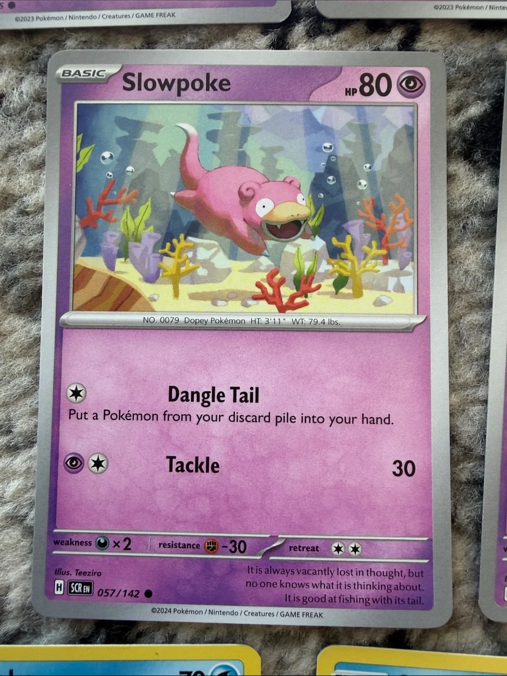 Slowpoke Evolution Lot | Pokémon 151 + Pokémon GO + Stellar Crown | ✨5/$25✨